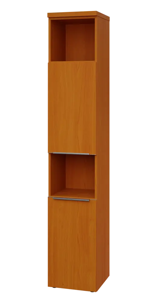 SIN 6 - 42DN2 kancelářská skříň, 2-dveřová/nika, levá, 2170x400x400, třešeň šumavská